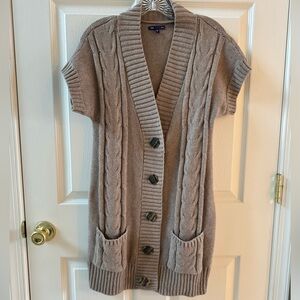 GAP Women's Cable Knit Cardigan Sweater